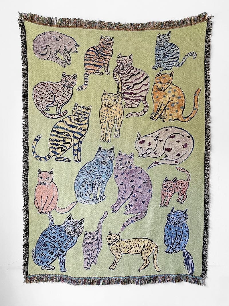 Curious Cats Blanket