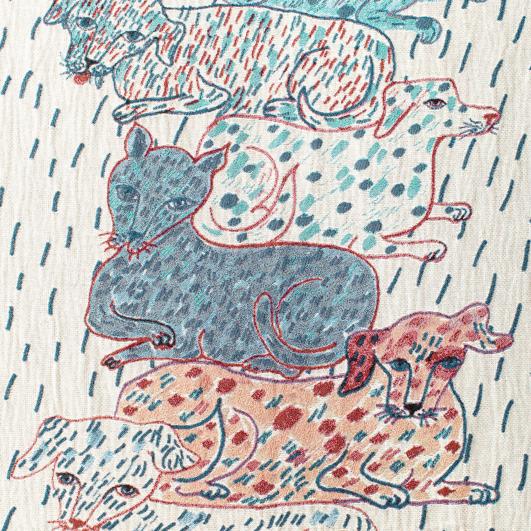 Sprinkled Dogs and Cats Totem Blanket – Olivia Wendel